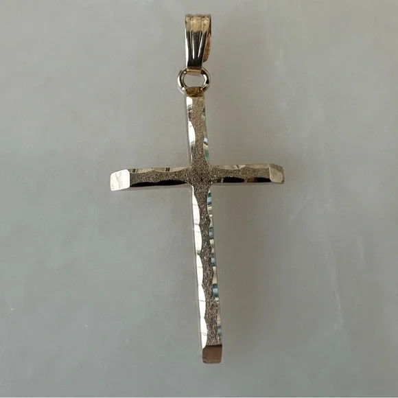 14k Solid Gold Cross - Picture 9 of 15